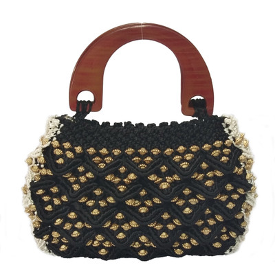 

RITA'S Hand-held Bag(Black, White)