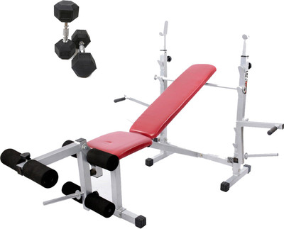 

Lifeline Multi Bench 309 | Bundles With Hexa Dumbbell 5kg Set Home Gym Combo(100 - 120 kg)