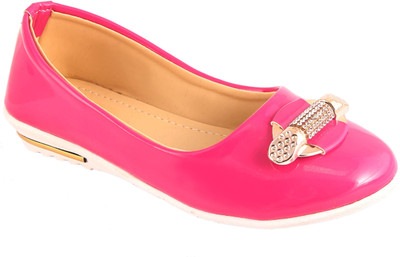 

Mozi Girls Slip on Ballerinas(Pink