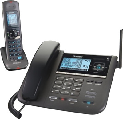 Uniden 4096 Cordless Landline Phone with Answering Machine(Black)