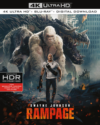 

Rampage (4K UHD + Blu-ray + Digital Download) (2-Disc Set) (Slipcase Packaging + Region Free + Fully Packaged Import)(4K(UHD) Blu-ray English)