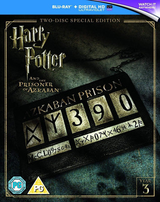 

Harry Potter and the Prisoner of Azkaban - Year 3 (Blu-ray + Digital Download + UV) (2-Disc Special Edition) (Slipcase Packaging + Region Free + Fully Packaged Import)(Blu-ray English)