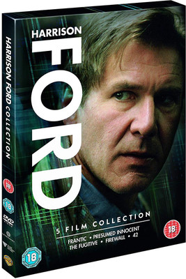 

Harrison Ford: The Complete 5 Movies Collection - Frantic + Presumed Innocent + The Fugitive + Firewall + 42 (5-Disc Box Set) (Slipcase Packaging + Fully Packaged Import)(DVD English)