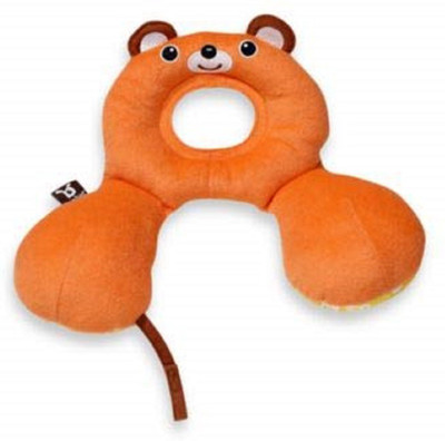 

Baybee Toddler Headrest & Neck Support Pillow - Baby Infant Car Seat Accessory | Soft Headrest Neck Support for 0-12 Month Old Toddlers - Comfortable and Reversible - Orange Neck Pillow(Red)