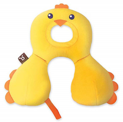 

Baybee Toddler Headrest & Neck Support Pillow - Baby Infant Car Seat Accessory | Soft Headrest Neck Support for 0-12 Month Old Toddlers - Comfortable and Reversible (Yellow) Neck Pillow(Orange)