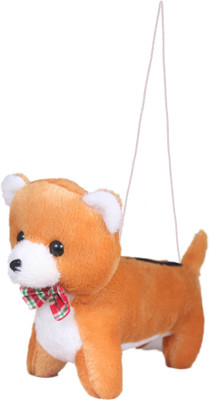 

Tickles Teddy Brown Teddy Sling Pencil Pouch For Kids School with Zipper Art Polyester Pencil Box(Set of 1, Brown)