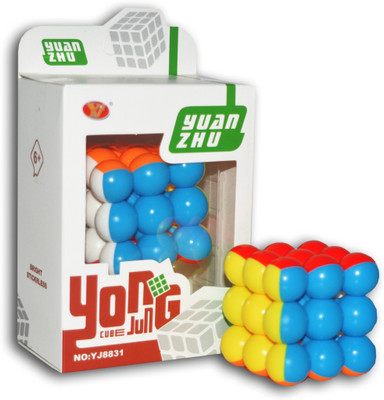 

B I S W A S Yuanzhu Cube Ball 3x3x3 Magic Cube Speed Yongjun Puzzle 60mm Stickerless Competition Cubes Toys for Children and Adult | Best Quality | Original Product(1 Pieces)