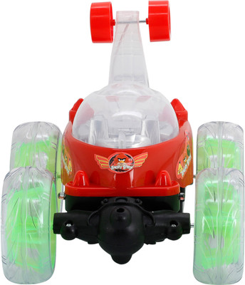 

house of fun Remote Stunt Car with Light and Sound, Chargable(Red)