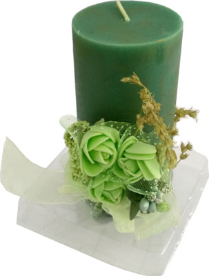 

PrimeMart Room Scanted Green Decorative Candle(100 g)