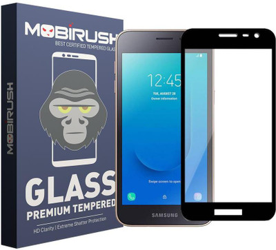 MOBIRUSH Edge To Edge Tempered Glass for Samsung Galaxy J2 Core(Pack of 1)