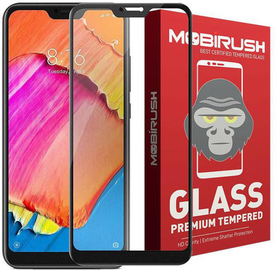 MOBIRUSH Edge To Edge Tempered Glass for Mi Redmi Note 6 Pro(Pack of 1)