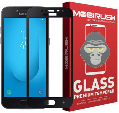 MOBIRUSH Edge To Edge Tempered Glass for Samsung Galaxy J2 Core(Pack of 1)