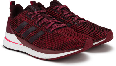 ADIDAS QUESTAR TND Running Shoes For Women(Red, Pink) at flipkart