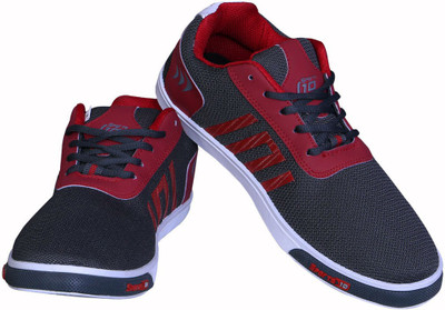 

ShoeShoppe Sneakers For Men(Multicolor, Grey::red