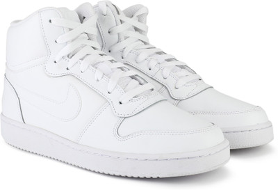 nike ebernon white mid