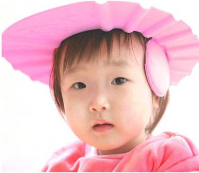 

Kidbee Baby Bath Shampoo Hat Adjustable shower Cap Wash Hair Shield