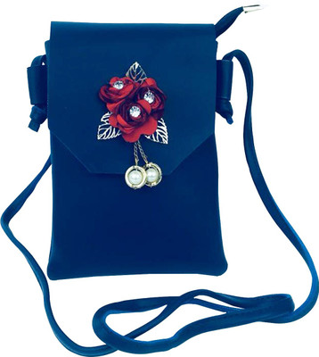 Lelys Women Casual Blue PU Sling Bag