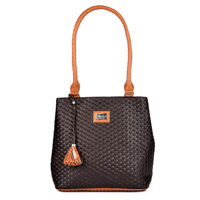 

Tulip Women Evening/Party, Casual, Formal Brown, Tan Leatherette Shoulder Bag