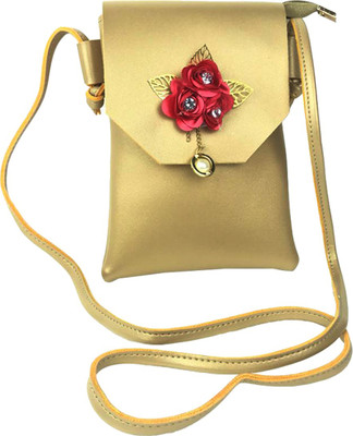 

Lelys Women Casual Gold PU Sling Bag