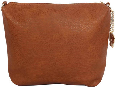 

Wrodss Women Casual Tan PU Sling Bag