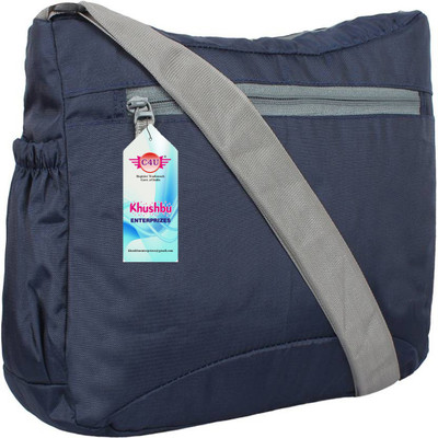 

C4U Boys & Girls Casual Blue Polyester Sling Bag