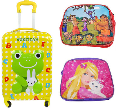 

Majik Travelling Bag, Kids Cartoon Character Travelling Suitcase for Kids Boys and Girls Small Travel Bag(Multicolor)