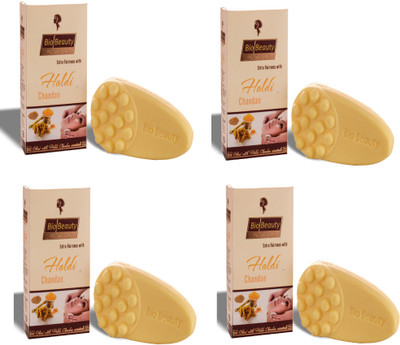 

BioBeauty Haldi Chandan soap pack of 4(100 g, Pack of 4)