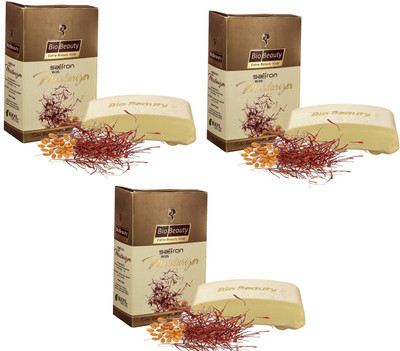 

BioBeauty saffron soap for men & women pack of 3(100 g, Pack of 3)