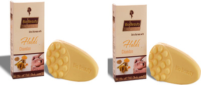 

BioBeauty haldi chandan soap pack of 2(200 g, Pack of 2)