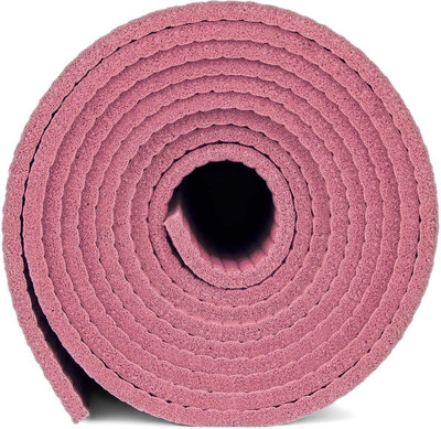 

QUINERGYS ™ Anti Sweat 1/4" Thick High Density Non Slip Exercise Pilates & Yoga Mat Pink 6 mm Yoga Mat, Dusty cedar