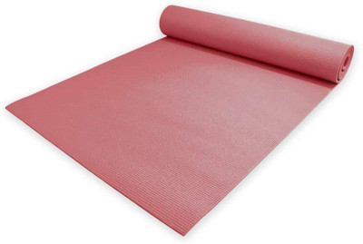 

QUINERGYS ™ Eco-Friendly 4mm Thick High Density Non Slip Exercise Pilates & Yoga Mat Pink 4 mm Yoga Mat, Dusty cedar