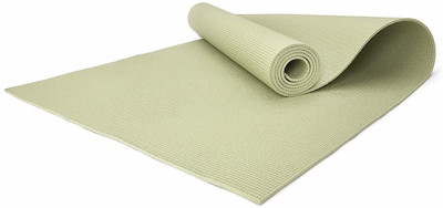 

QUINERGYS ® High Density, Thinner Non Slip Exercise & Fitness Mat Green 4 mm Yoga Mat, Green-11