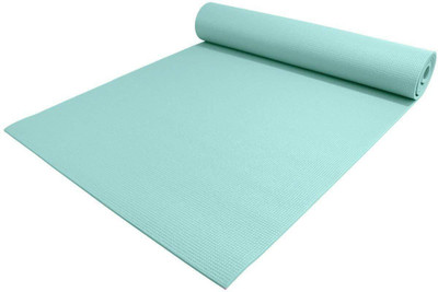 

QUINERGYS ® Anti Sweat 1/4" Thick High Density Deluxe Non Slip Exercise Pilates & Yoga Mat Green 6 mm Yoga Mat, Soothing sea