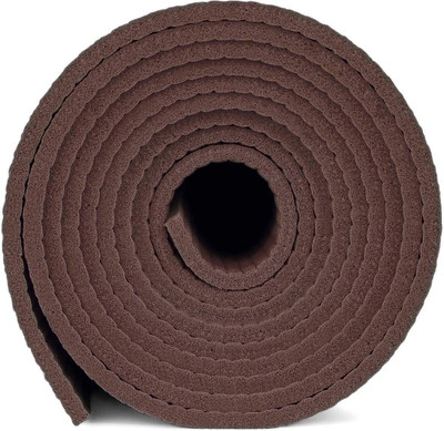 

QUINERGYS ® Anti Sweat 1/4" Thick High Density Non Slip Exercise Pilates & Yoga Mat Brown 6 mm Yoga Mat, Dark brown