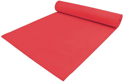 

QUINERGYS ™ Eco-Friendly 4mm Thick High Density Non Slip Exercise Pilates & Yoga Mat Red 4 mm Yoga Mat, Dark red