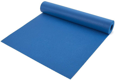 

QUINERGYS ® Thinner Non Slip Exercise & Fitness Mat Blue 5 mm Yoga Mat, Blue-8