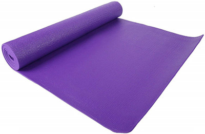 

QUINERGYS ™ High Density Non-Slip Exercise Yoga Mat with Carrying Strap Purple 6 mm Yoga Mat, Purple-34