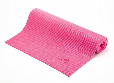 

QUINERGYS ™ Yoga Mat With Strap Thick High Density Non Slip Exercise Pink 6 mm Yoga Mat, Pink-48