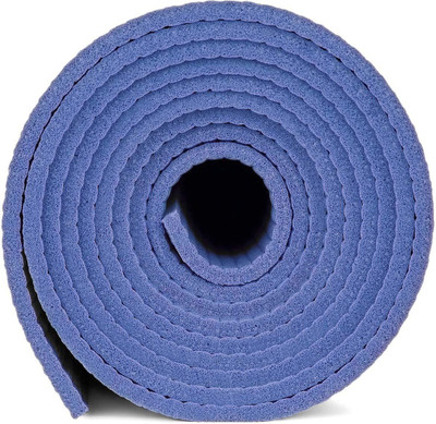 

QUINERGYS ® Anti Sweat 1/4" Thick High Density Non Slip Exercise Pilates & Yoga Mat Blue 6 mm Yoga Mat, Ultra blue
