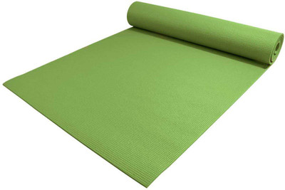

QUINERGYS ® Eco-Friendly 4mm Thick High Density Deluxe Non Slip Exercise Pilates & Yoga Mat Green 4 mm Yoga Mat, Olive green