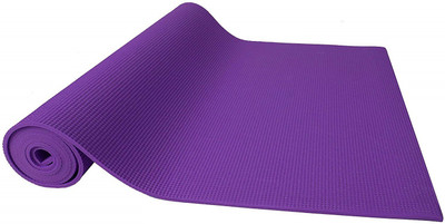 

QUINERGYS ® All Purpose High Density Non-Slip Exercise Yoga Mat with Carrying Strap Purple 4 mm Yoga Mat, Purple-35