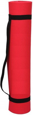 

QUINERGYS ® Yoga Mat, 1/4 inch Pro Yoga Mat TPE Eco Friendly Non Slip Red 4 mm Yoga Mat, Red-a-6