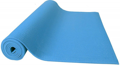 

QUINERGYS ™ All Purpose High Density Non-Slip Exercise Yoga Mat with Carrying Strap Blue 4 mm Yoga Mat, Blue-25