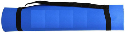 

QUINERGYS ® Pro Yoga Mat TPE Eco Friendly Non Slip Fitness Exercise Mat with Carrying Strap Blue 6 mm Yoga Mat, Blue-a-9