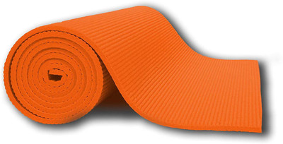 

QUINERGYS ™ Handcrafted Anti-Skid Health & Fitness Yoga Mat Orange 6 mm Yoga Mat, Orange-52