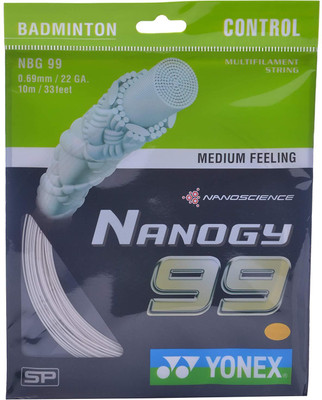 

Yonex NANO GY 99 0.7 Badminton String - 0.69 m(Multicolor)