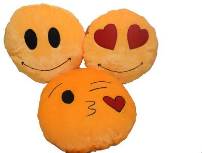 

Kavya Emoji combo of 3 - 32 mm(Orange)
