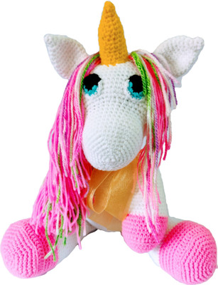 

PeachCherry Pink Unicorn - 18 inch(Pink)