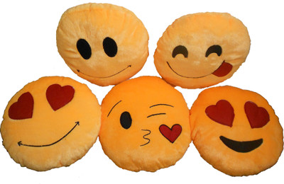 

Kavya emoji combo of 5 - 32 mm(Orange)