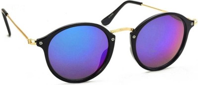 layd Round Sunglasses(For Boys & Girls, Blue)